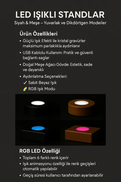 3D Kristal  Dikdörtgen