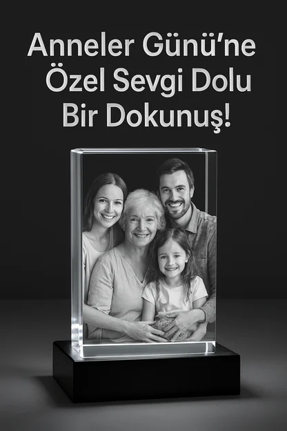 3D Kristal  Dikdörtgen
