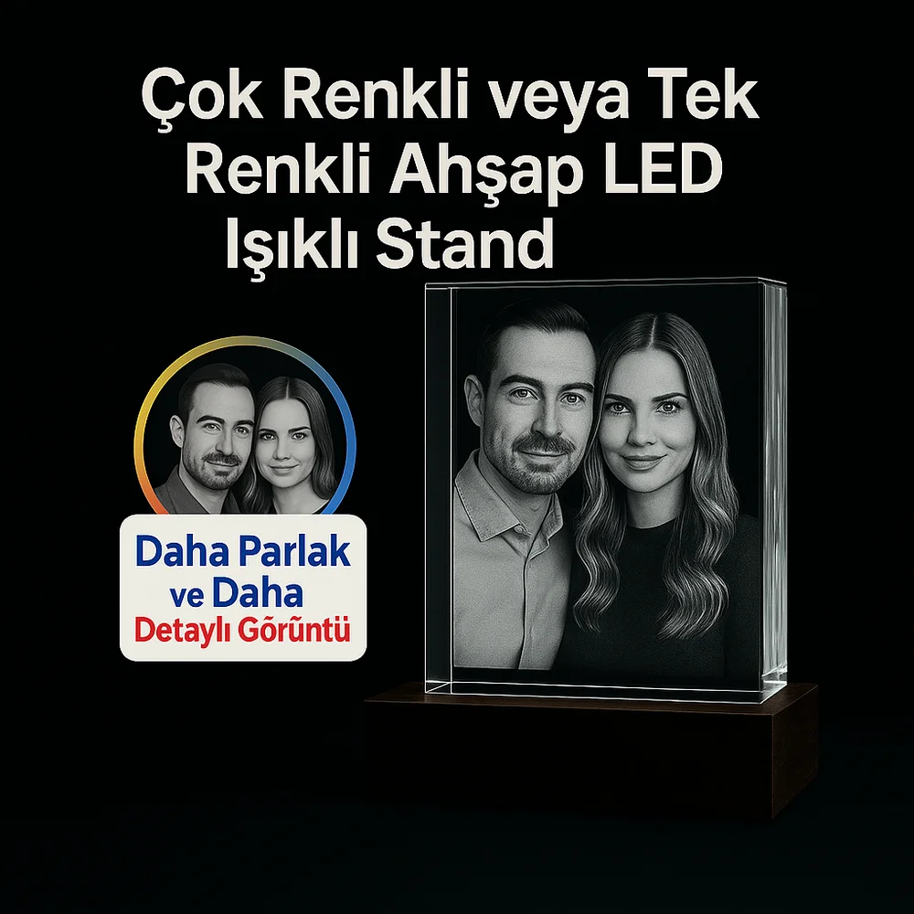 3D Kristal  Dikdörtgen