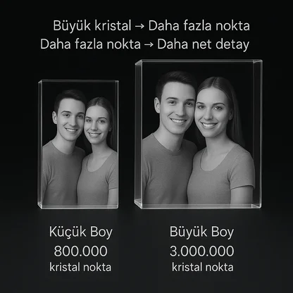 3D Kristal  Dikdörtgen