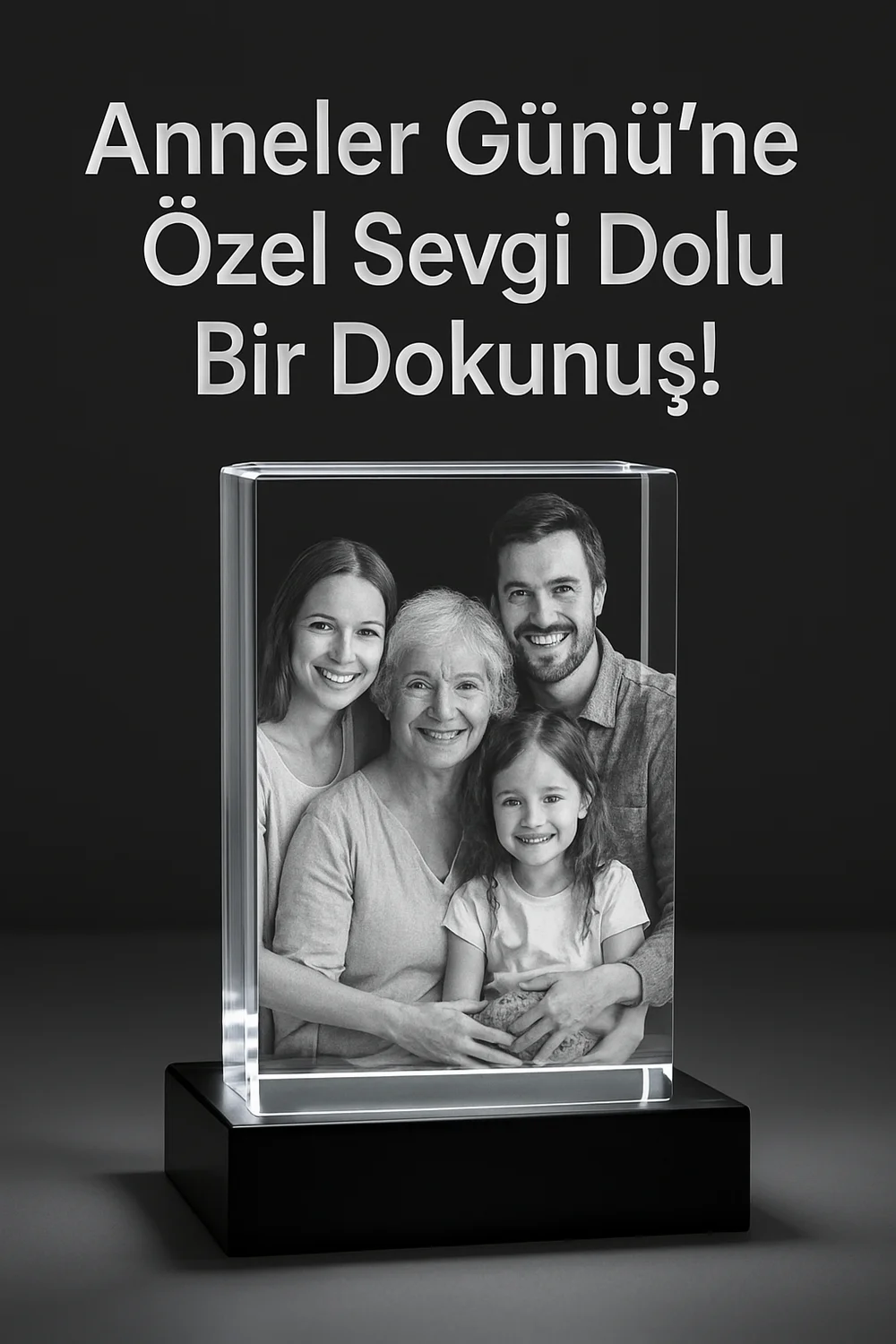 3D Kristal  Dikdörtgen