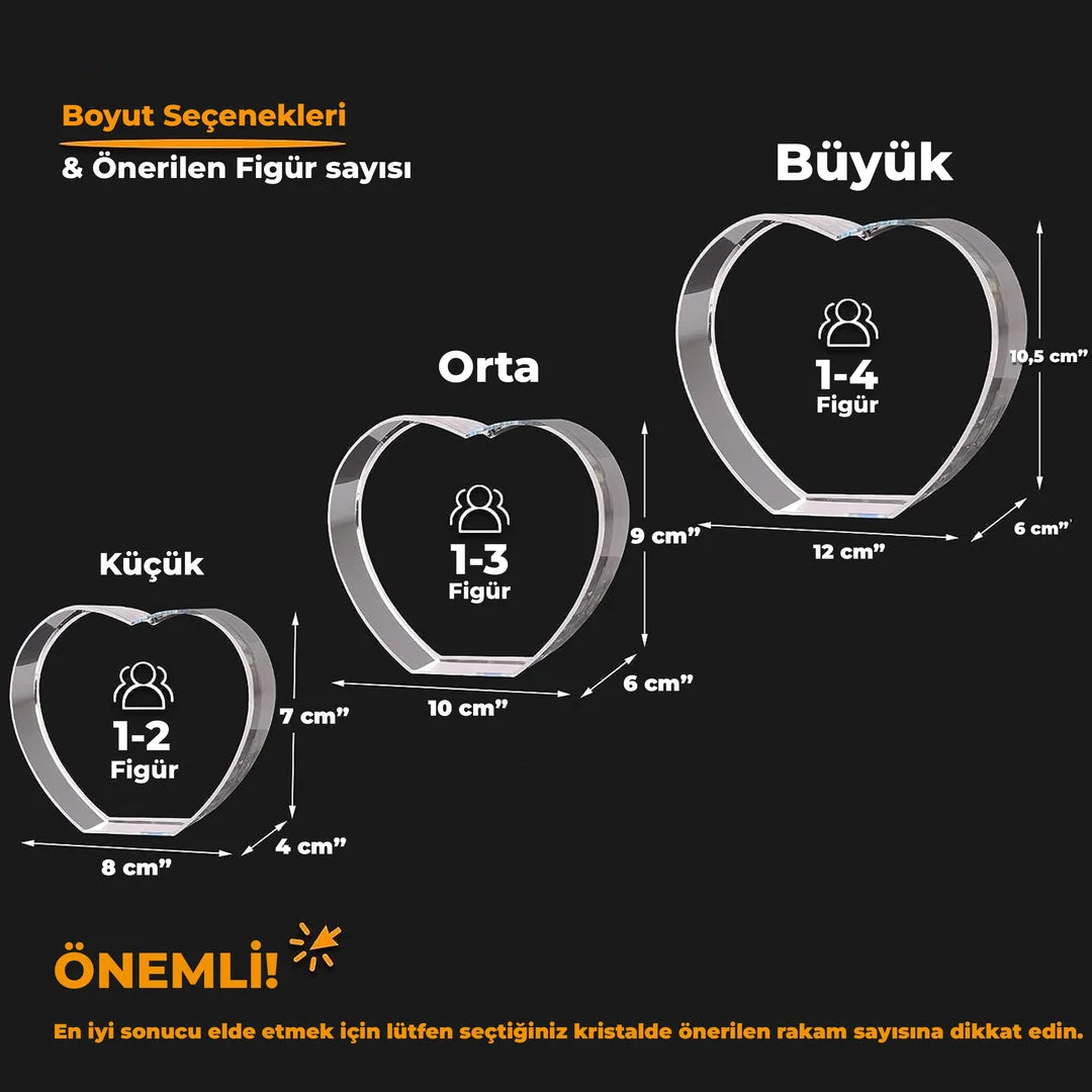 3D Kristal Kalp